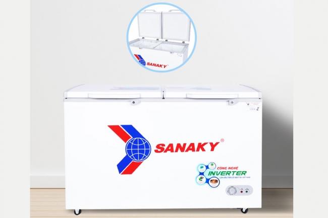 vh 5699hy3 8 - Tủ đông Sanaky VH-5699HY3 410 lít Inverter Tủ đông Sanaky VH-5699HY3 410 lít inverter 1 ngăn 2 cánh mở